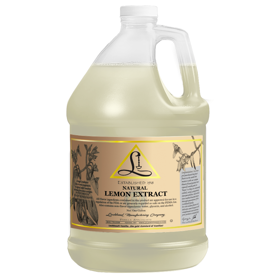 Natural Lemon Extract - Lochhead Manufacturing Company